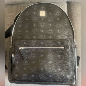 Brand New Black MCM Backpack Worn Twice.